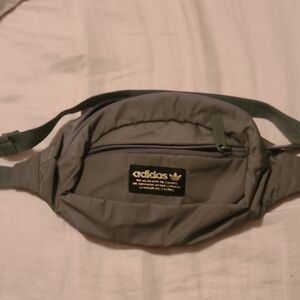 Adidas Green Crossbody Bag Durable Nylon
